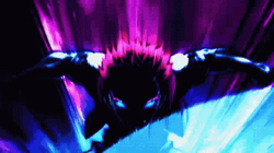 Demon Slayer Fighting Akaza Blood Demon Art GIF