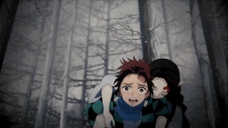 Demon Slayer Sibilings Tanjiro And Nezuko GIF