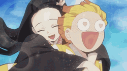 Demon Slayer Zenitsu Nezuko GIF