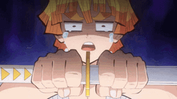 Demon Slayer Zenitsu With Sword GIF