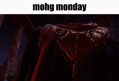 Demon With Mohg Monday Text GIF