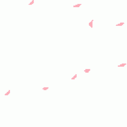 Demure Pink Falling Leaf GIF