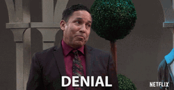 Denial Happy Guy Smiling GIF