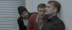 Denial Nervous Group Deny Everything GIF