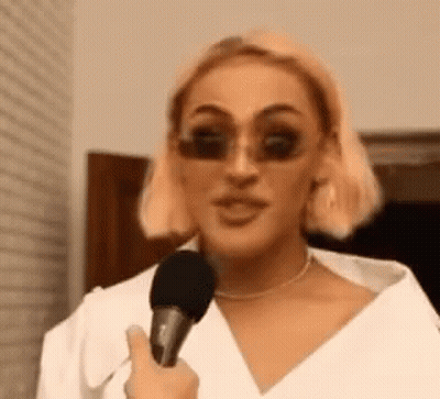 Denim Jacket Man On Red Chair TV Show GIF