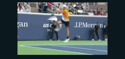 Denis Shapovalov Taking A Jump GIF