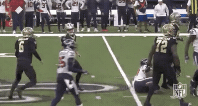 Denver Broncos Celebrating Touchdown Against Bills GIF