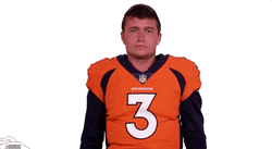 Denver Broncos Drew Lock Celebration Trademark GIF