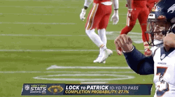 Denver Broncos Drew Lock Flexing Biceps GIF