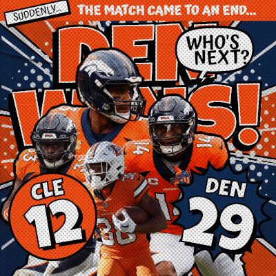 Denver Broncos Football Players The Match Came To An End Who's Next GIF