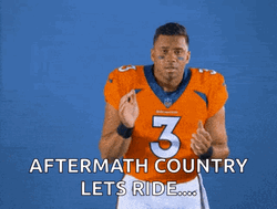 Denver Broncos Let's Ride Russell Wilson GIF