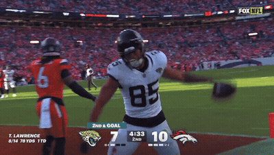 Denver Broncos Vs Jaguars Football Game GIF