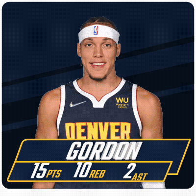 Denver Gordon Basketball 15 Pts 10 Reb 2 Ast GIF