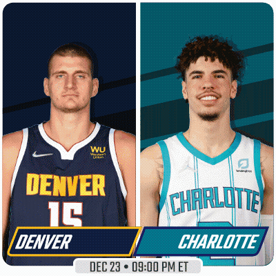 Denver vs Charlotte Basketball Game Dec 23