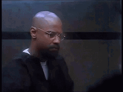 Denzel Washington Annoyed Walking Out GIF