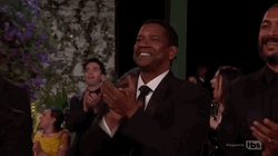 Denzel Washington Applauding Awards Night GIF