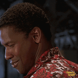 Denzel Washington Flirty Side Eye GIF