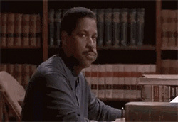 Denzel Washington Intense Look GIF
