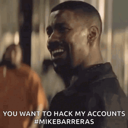 Denzel Washington Looking Back Happy Facial Expression GIF