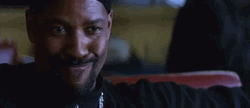 Denzel Washington Playful Boom GIF