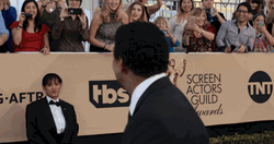 Denzel Washington Red Carpet Wide Grin GIF