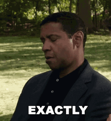 Denzel Washington Stare Down Exactly GIF