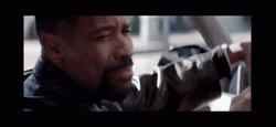 Denzel Washington Talking While Driving GIF