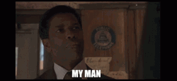 Denzel Washington Thrilled My Man GIF