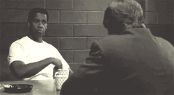 Denzel Washington Tossing Drink GIF
