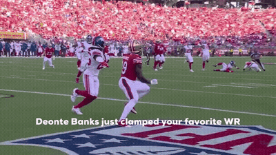 Deonte Banks Giants GIF