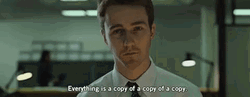 Depressed Copy Fight Club GIF