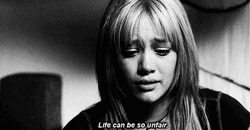 Depressed Life Unfair Hilary Duff GIF