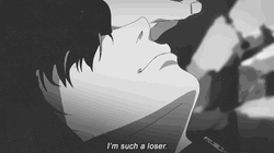 Depressed Loser Future Diary GIF