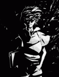 Depressed Sad Anime Black And White Mobile Art GIF