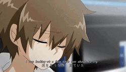 Depressed Sad Anime Boy Hibiya Amamiya GIF