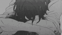 Depressed Sad Anime Weeping In Rain GIF