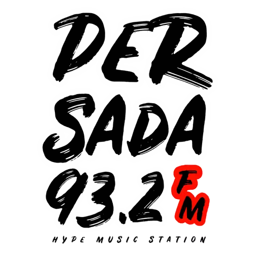 Der Sada 93.2 FM Hype Music Logo Sticker