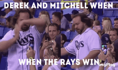 Derek And Mitchell When The Rays Win GIF