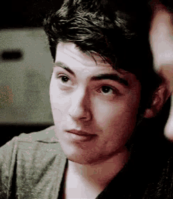 Derek Hale Shrug GIF