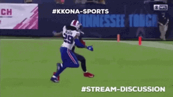 Derrick Henry Stiff Arm In Game GIF