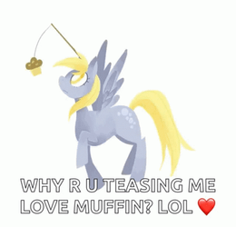 Derry Hooves Love Muffin Tease GIF