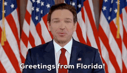 Desantis Greetings For Florida GIF