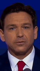 Desantis Look Up Close GIF
