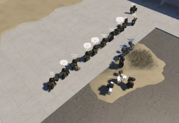 Desert Battle On GIF