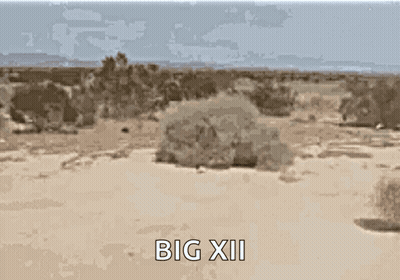 Desert Landscape With Big XII GIF