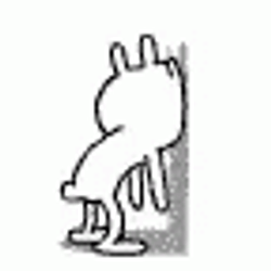 Despair Tuzki Bunny Banging Head On Wall GIF
