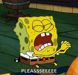 Desperate SpongeBob Praying Please Meme GIF