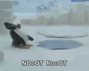 Desperately Calling Noot Noot Meme GIF