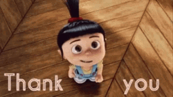 Despicable Me Agnes Gratitude GIF