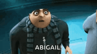Despicable Me Character Saying Abigail GIF